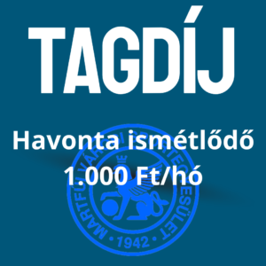 Egyesületi tagdíj - havonta ismétlődő - 1.000 Ft/hó